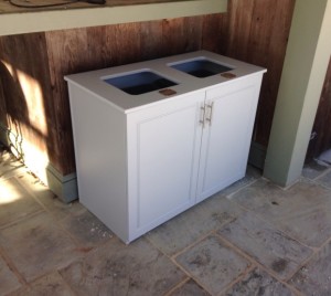 Outdoor cabinets are a new kitchen trend