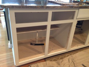 new face frame, cabinet refacing