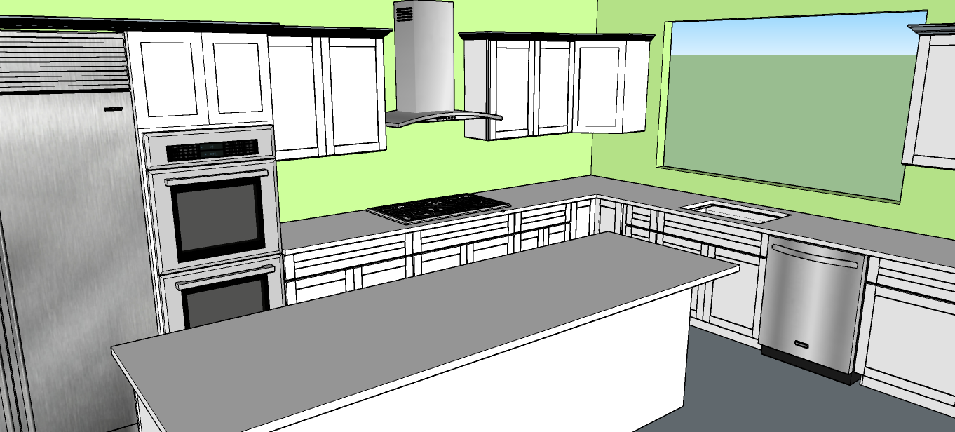 google sketchup kitchen design linux